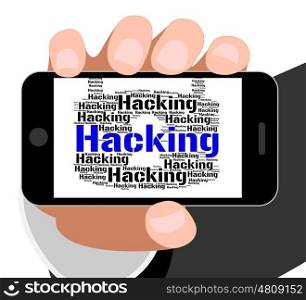 Hacking Lock Meaning Crime Malware And Text