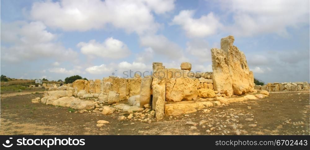 Hagar Qim, prehistoric temples, Malta.