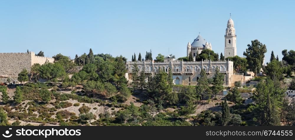 Hagia Maria Sion abbey in the Old City of Jerusalem