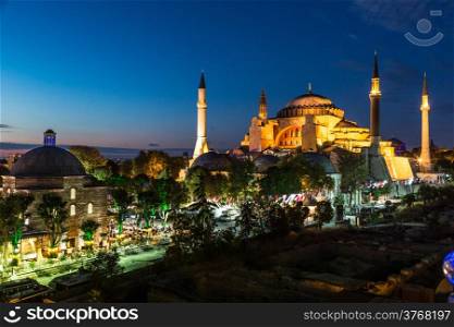 Hagia Sophia, a former Orthodox patriarchal basilica, later a mosque and now a museum in Istanbul, Turkey