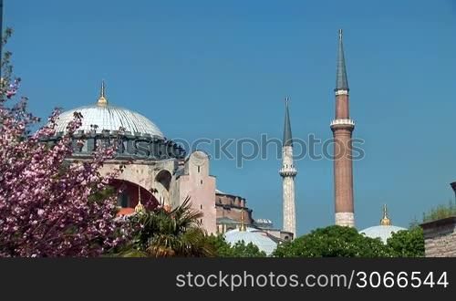 Hagia Sophia in Istanbul (ancient Christian church, converted to a mosque)