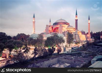 Hagia Sophia museum in Istanbul, Turkey
