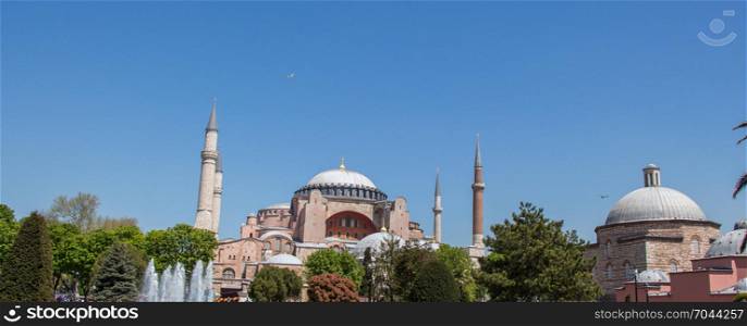 Hagia Sophia, the world famous monument of Byzantine architecture