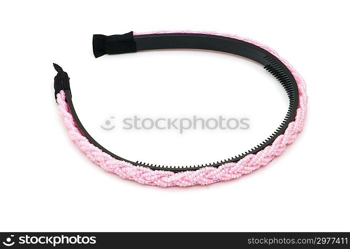 Hair band isolated on the white background