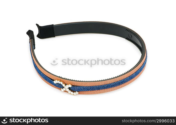 Hair band isolated on the white background