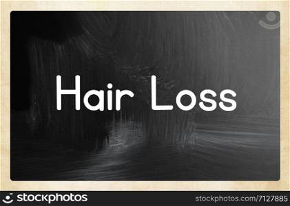 hair loss concept