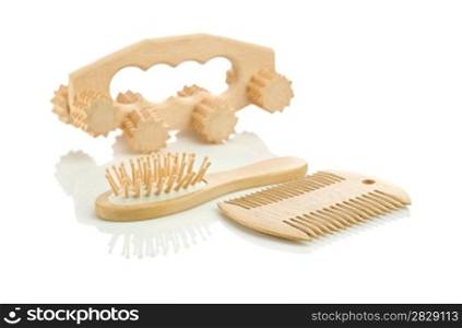 hairbrush comb and massager