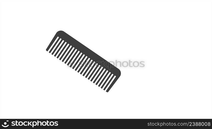 Hairbrush hair comb brush icon animation. Isolated fashion care equipment. Hairbrush hair comb brush icon animation. Isolated fashion care