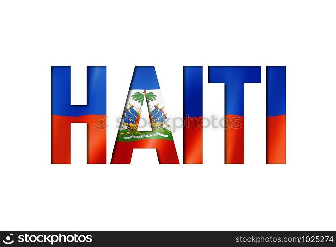 haitian flag text font. haiti symbol background. haitian flag text font