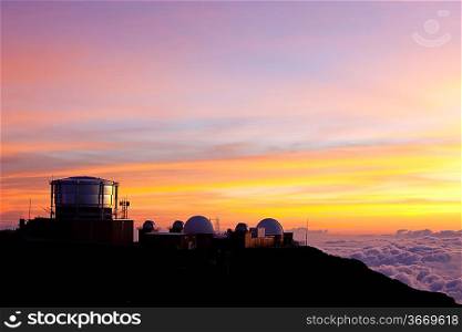 Haleakala Observatories on Hawaii island of Maui