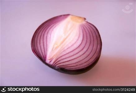 half red onion slice. red onion slice