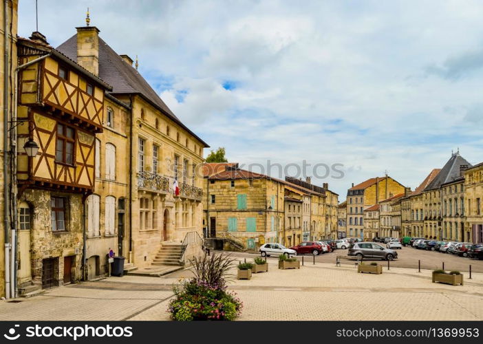 Half-timbered house on Saint-Pierre square in Bar le Duc.