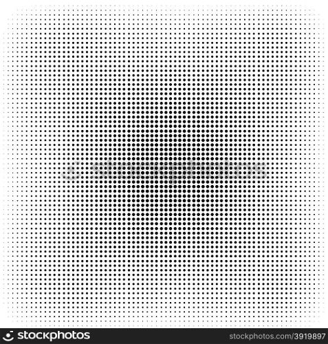 Halftone Bakground. Halftone Isolated on White Background. Dotted Abstract Texture. Dirty Damaged Spotted Circles Pattern.