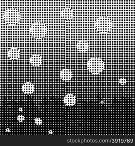 Halftone Dots Pattern. Halftone Dotted Grunge Texture. Halftone Background