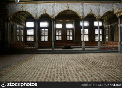 Hall inside Harem in Topkapi palace, Istanbul