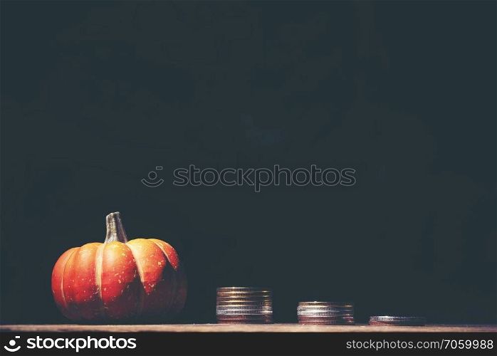 Halloween background for art work, vintage filter image