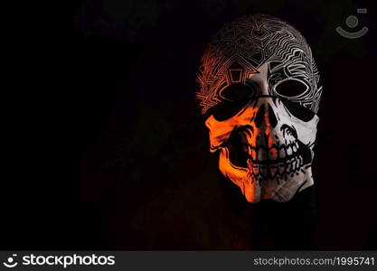 halloween mask decorative rag