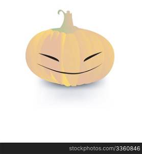 Halloween pumkin head, vector art