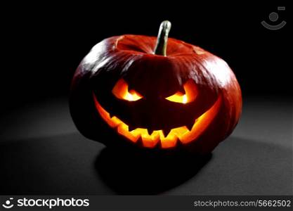 Halloween pumpkin head