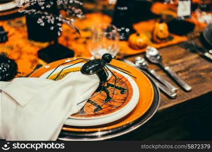 Halloween table decorations