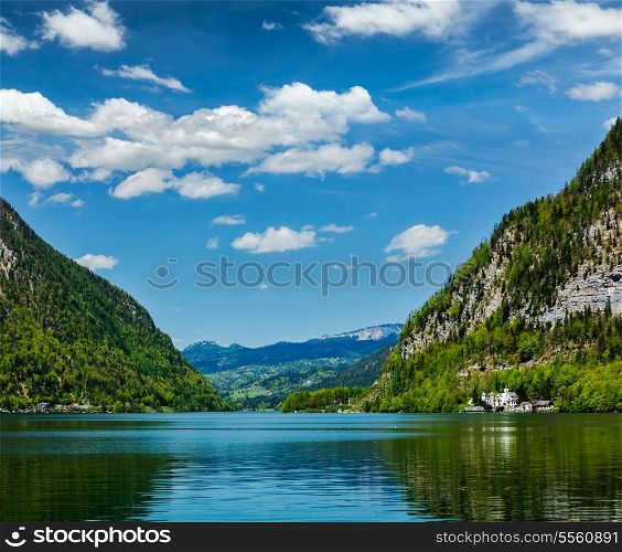 HallstAtter See mountain lake in Austria. Salzkammergut region, Austria