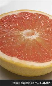 Halved grapefruit, close-up