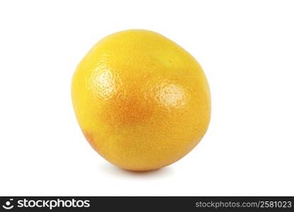 halves grapefruit isolated on a white