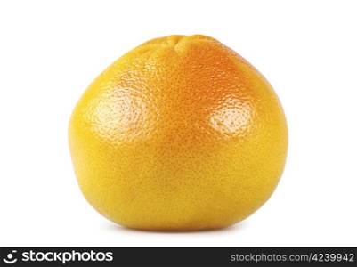 halves grapefruit isolated on a white