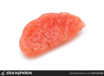 halves grapefruit isolated on a white background