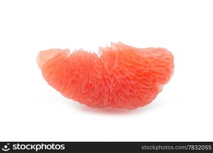 halves grapefruit isolated on a white background