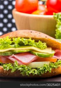 Ham Salad Roll Meaning Granary Healthy And Cheeses