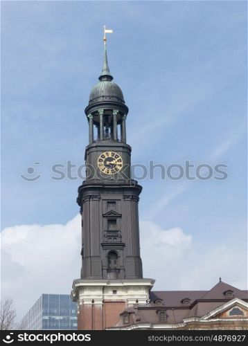 Hamburg Michel in front of blue sky &#xA;
