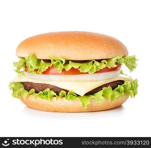 Hamburger isolated on white background
