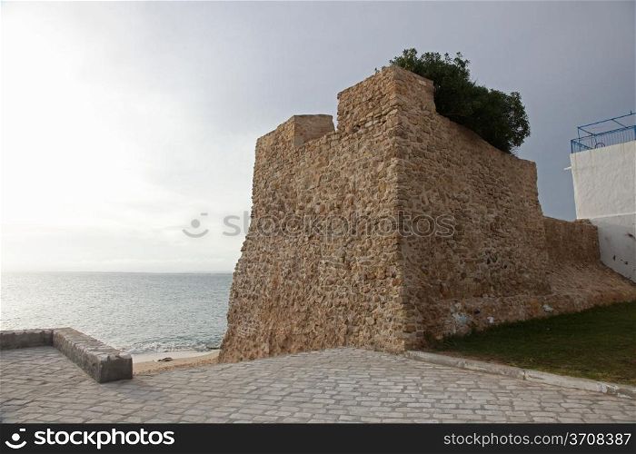 Hammamet Medina fortified walls, Tunisia