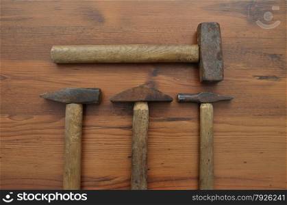Hammer on wood