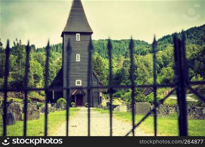 Hamre church, island Osteroy Norway Hordaland county. Hamre church, island Osteroy Norway