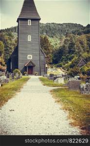 Hamre church, island Osteroy Norway Hordaland county. Hamre church, island Osteroy Norway