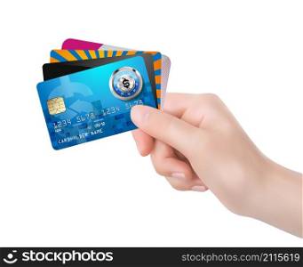 Hand - credit card