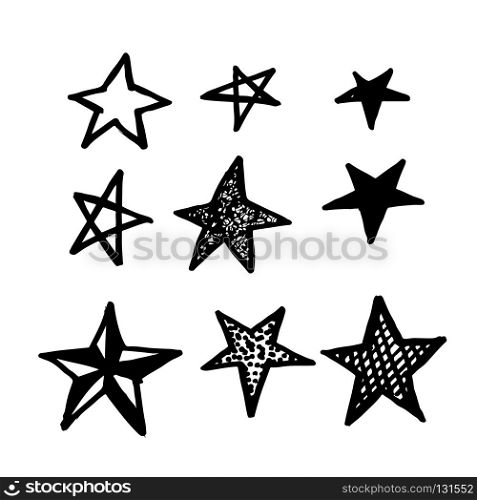 Hand drawn Star icon Doodle