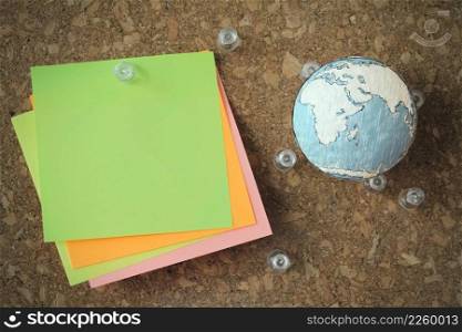 hand drawn texture globe with blank social media diagram on digital tablet computer as internet concept and bokeh exposure Elements of this image furnished by NASA