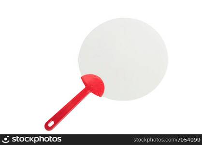 hand fan isolated on white background
