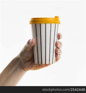 hand holding coffee cup 2