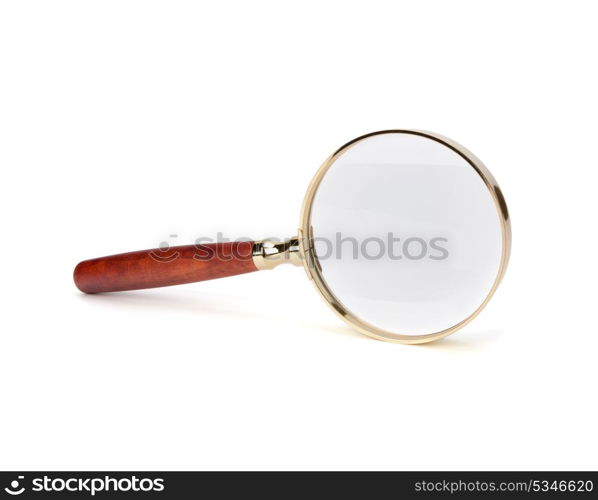 hand magnifier isolated on white background