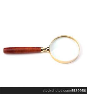 hand magnifier isolated on white background