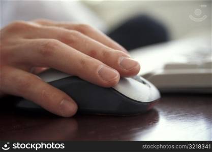 Hand on a Mouse