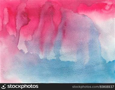 Hand painted abstract watercolor background illustration.	