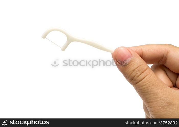Hand pick up Dental flossers Toothpick