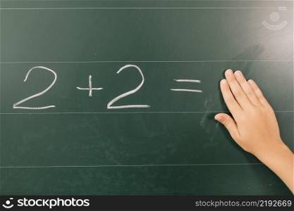 hand pupil math class