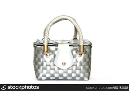 Handbags Gray isolated on the white background.