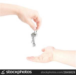 Handing out a key